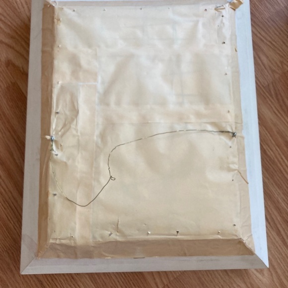 Set of 3 Needlepoint Framed Vintage Roses Black Background - Picture 6 of 8